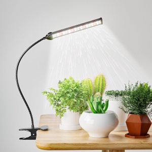 GooingTop Adjustable LED Growing Light Clip-OnePanel6500K-01
